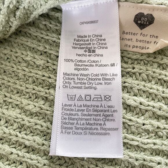 Madewell Shaker Sweater Tank Sunfaded Mint - Size: Small - Picture 8 of 8